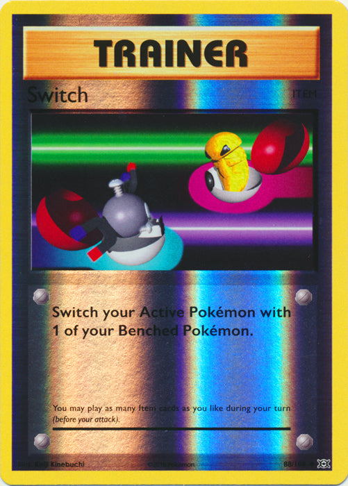 Switch - 88/108 - Uncommon - Reverse Holo | XY - Evolutions