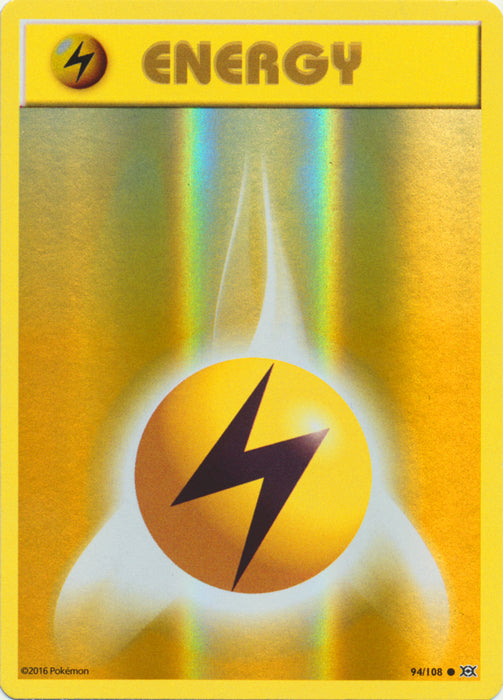 Lightning Energy - 94/108 - Common - Reverse Holo | XY - Evolutions