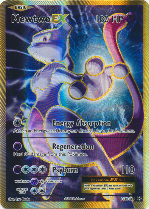 Mewtwo-EX - 103/108 - Full Art Ultra Rare | XY - Evolutions