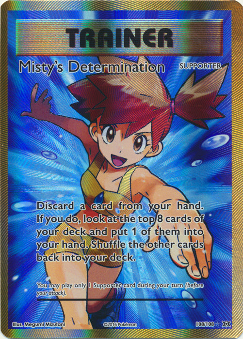 Misty's Determination - 108/108 | XY - Evolutions