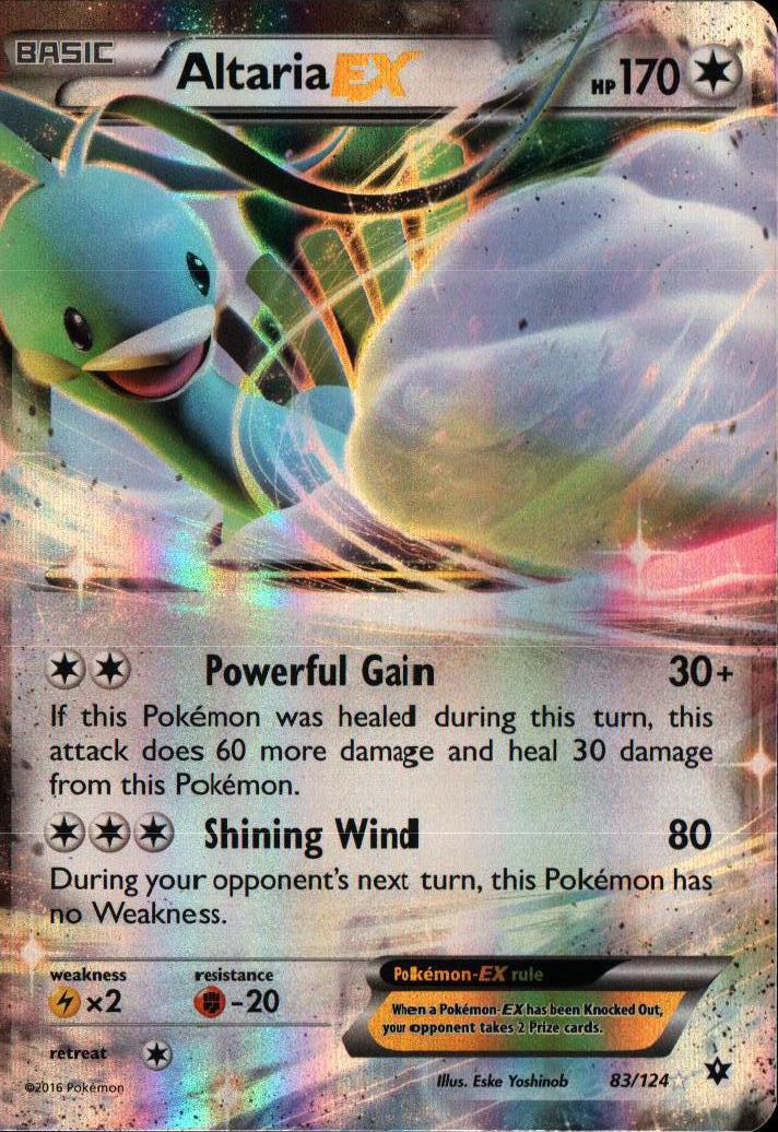 Altaria EX - 83/124 - Holo Rare ex | XY - Fates Collide