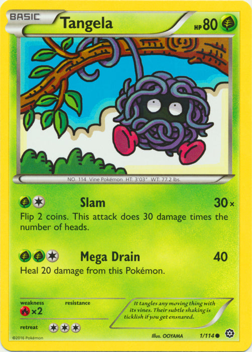 Tangela - 1/114 - Common | XY - Steam Siege