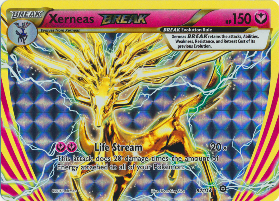 Xerneas BREAK - 82/114 - Rare BREAK | XY - Steam Siege