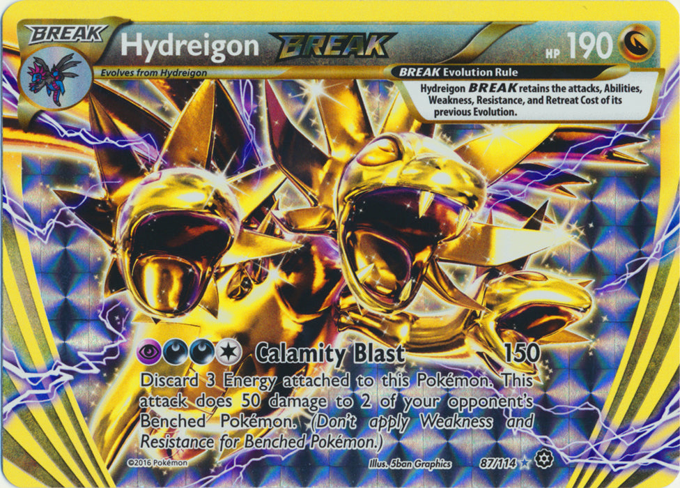 Hydreigon BREAK - 87/114 - Rare BREAK | XY - Steam Siege