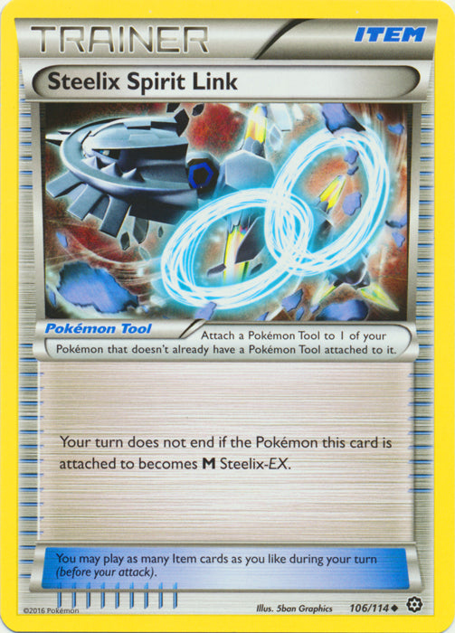 Steelix Spirit Link - 106/114 - Uncommon | XY - Steam Siege