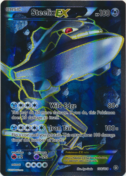 Steelix-EX - 108/114 - Full Art Ultra Rare | XY - Steam Siege