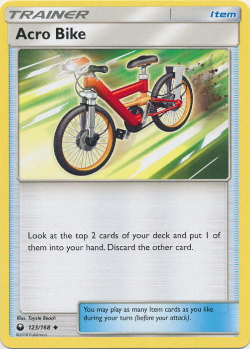 Acro Bike - 123/168 - Uncommon | SM -  Celestial Storm