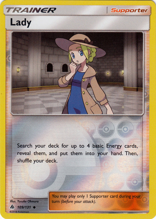 Lady - 109/131 - Uncommon - Reverse Holo | SM -  Forbidden Light