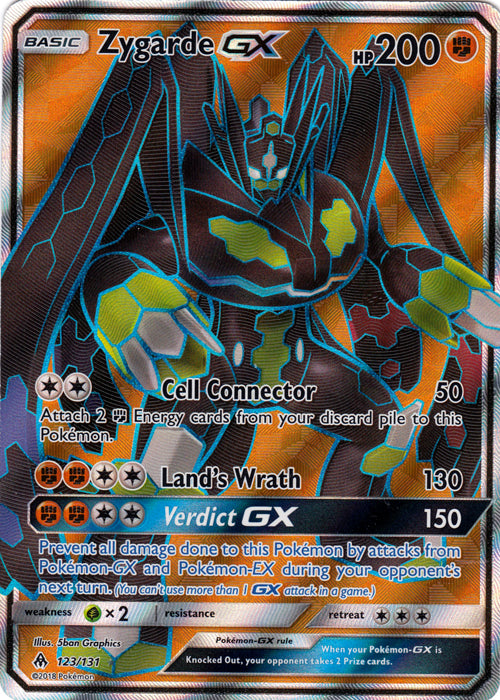 Zygarde GX - 123/131 - Full Art Ultra Rare | SM -  Forbidden Light