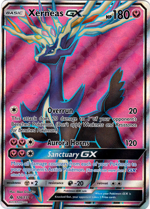Xerneas GX - 126/131 - Full Art Ultra Rare | SM -  Forbidden Light