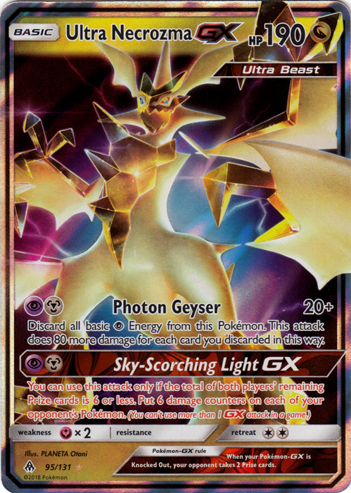 Ultra Necrozma GX - 95/131 - Ultra Rare | SM -  Forbidden Light