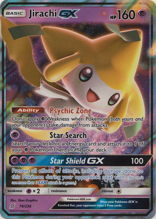 Jirachi GX - 79/236 - Ultra Rare | SM -  Unified Minds