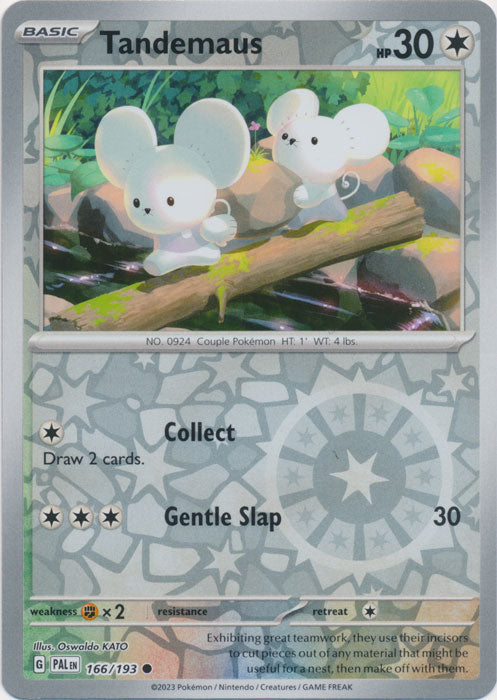 Tandemaus - 166/193 - Common - Reverse Holo | SV - Paldea Evolved