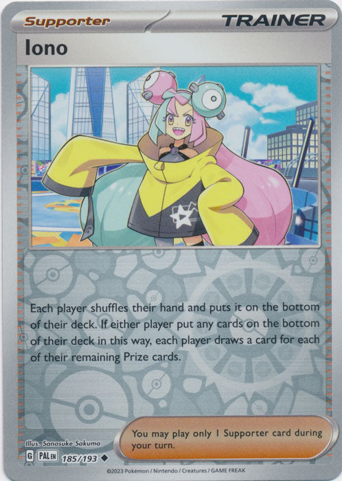 Iono - 185/193 - Uncommon - Reverse Holo | SV - Paldea Evolved