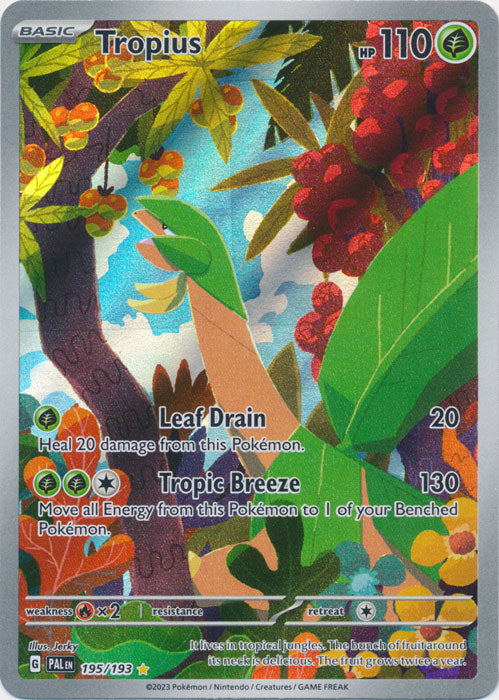 Tropius - 195/193 - Illustration Rare | SV - Paldea Evolved