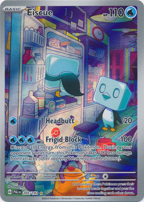 Eiscue - 205/193 - Illustration Rare | SV - Paldea Evolved