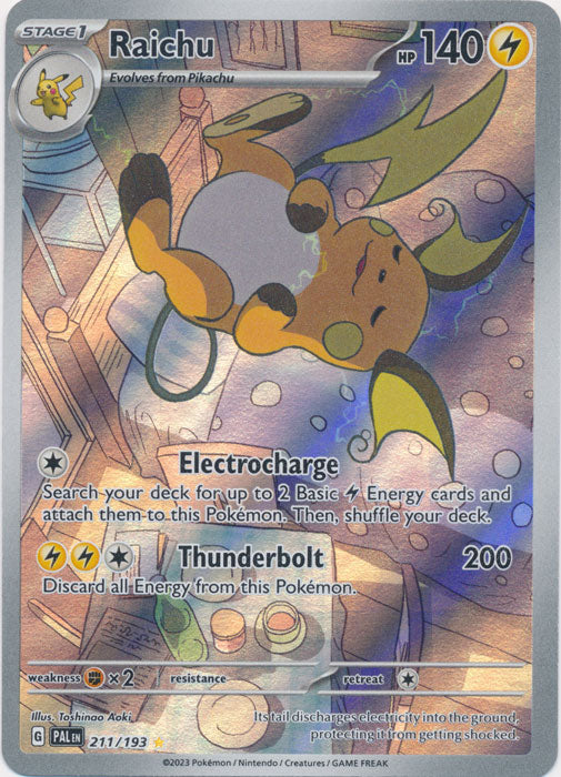Raichu - 211/193 - Illustration Rare | SV - Paldea Evolved