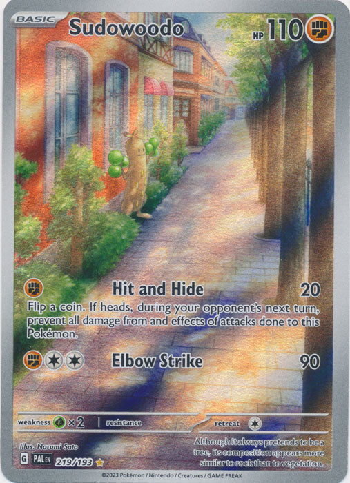 Sudowoodo - 219/193 - Illustration Rare | SV - Paldea Evolved