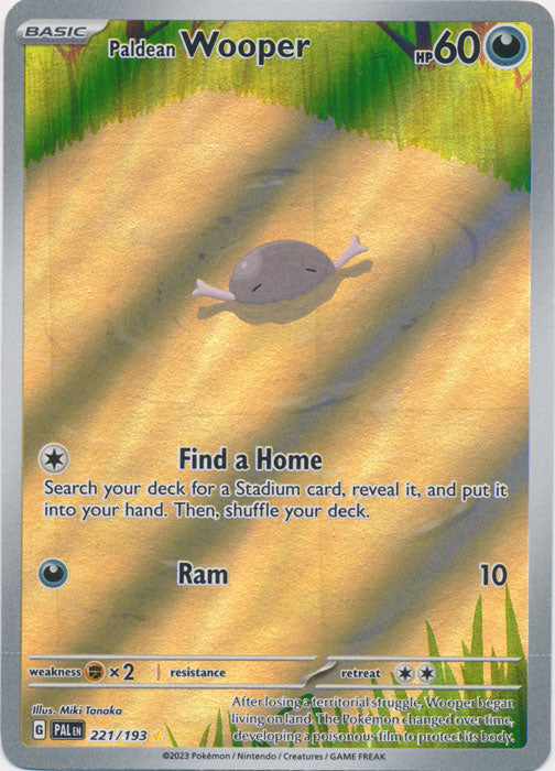 Paldean Wooper - 221/193 - Illustration Rare | SV - Paldea Evolved
