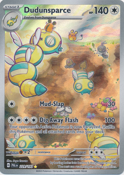 Dudunsparce - 229/193 - Illustration Rare | SV - Paldea Evolved
