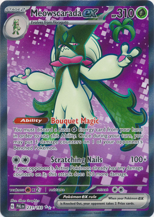 Meowscarada ex - 231/193 - Ultra Rare | SV - Paldea Evolved