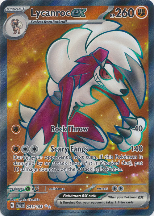 Lycanroc ex - 241/193 - Ultra Rare | SV - Paldea Evolved