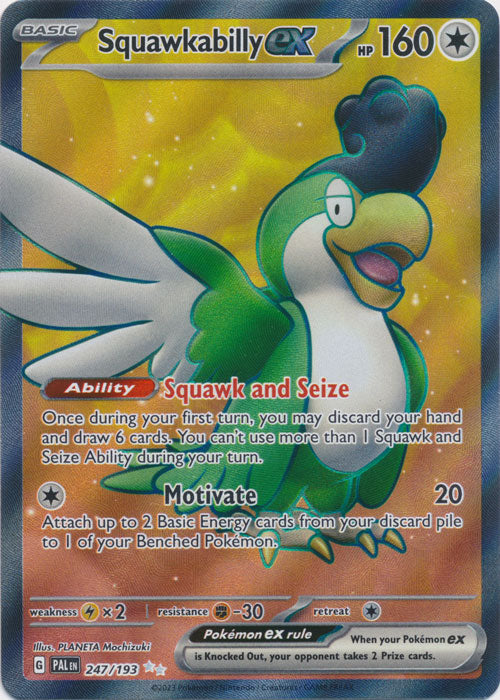 Squawkabilly ex - 247/193 - Ultra Rare | SV - Paldea Evolved