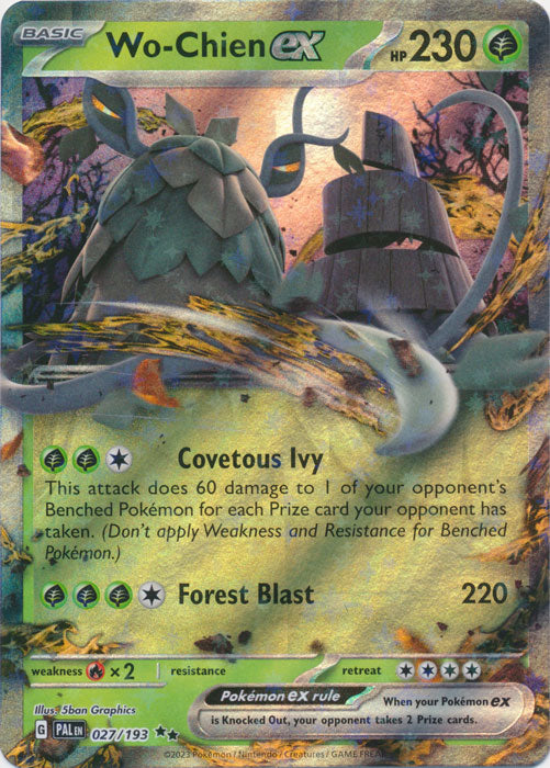Wo-Chien ex - 027/193 - Double Rare | SV - Paldea Evolved
