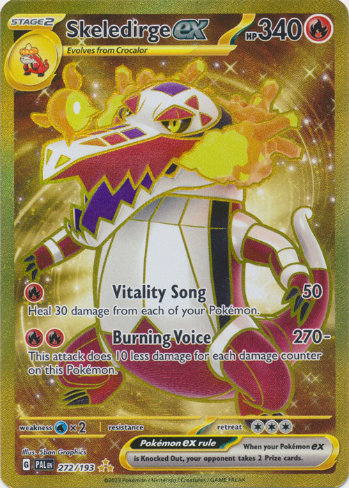 Skeledirge ex - 272/193 - Hyper Rare | SV - Paldea Evolved