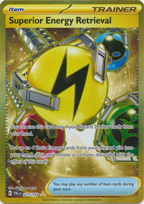 Superior Energy Retrieval - 277/193 - Hyper Rare | SV - Paldea Evolved