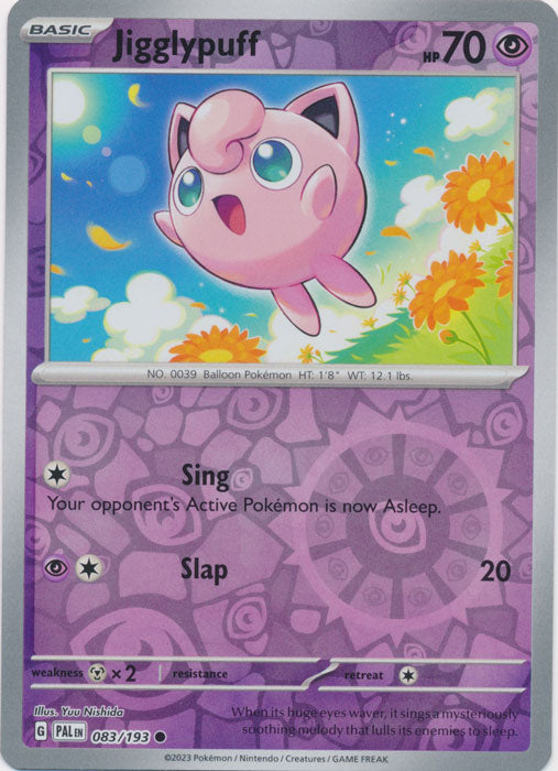 Jigglypuff - 083/193 - Common - Reverse Holo | SV - Paldea Evolved
