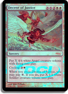 Decree of Justice - Foil DCI Judge Promo | Judge Rewards Promos