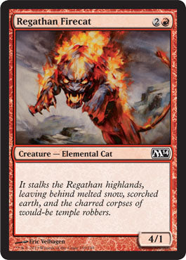 Regathan Firecat - Foil | Magic 2014