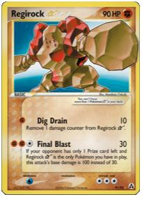 Regirock â˜† - 91/92 - Shiny Rare Holo | EX Legend Maker