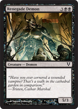 Renegade Demon - Foil | Avacyn Restored