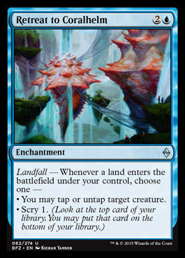 Retreat to Coralhelm | Battle for Zendikar