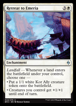 Retreat to Emeria | Battle for Zendikar