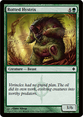 Rotted Hystrix - Foil | New Phyrexia