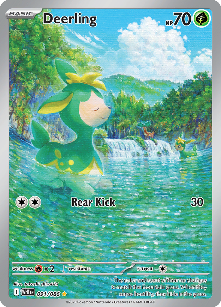 Deerling - 091/086 - Illustration | SV - White Flare