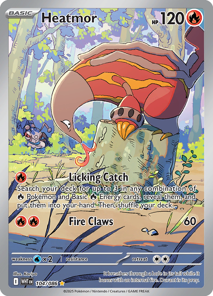 Heatmor - 104/086 - Illustration Rare | SV - White Flare