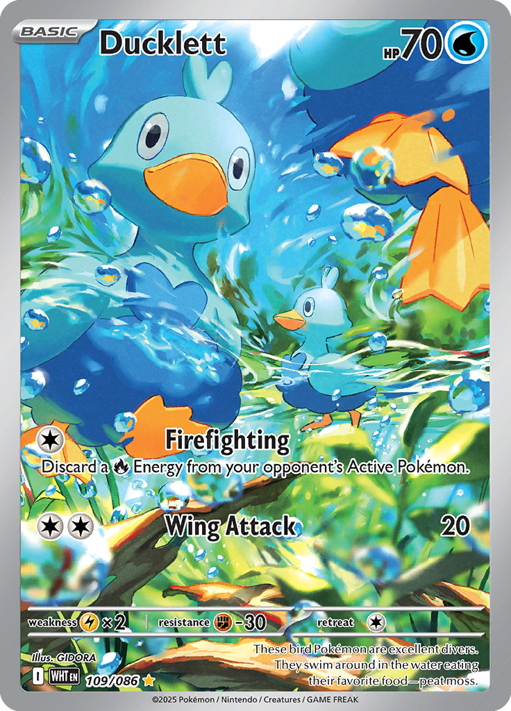 Ducklett - 109/086 - Illustration | SV - White Flare