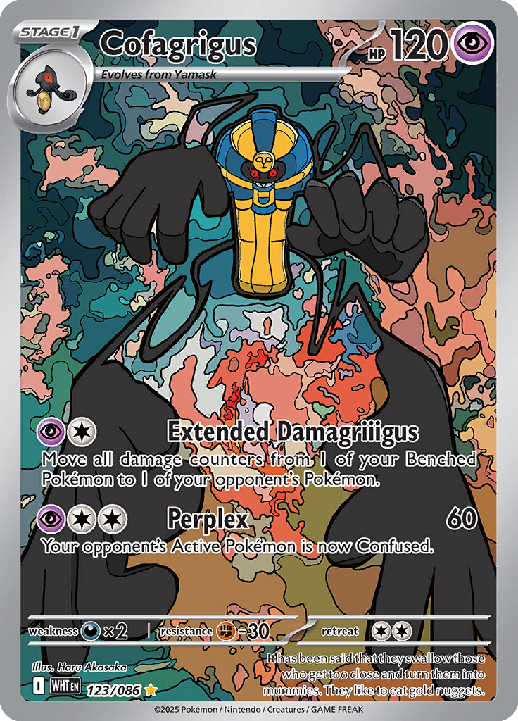 Cofagrigus - 123/086 - Illustration | SV - White Flare