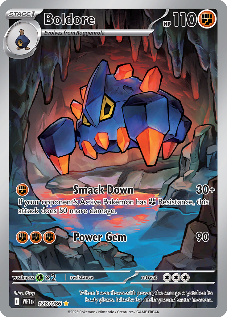 Boldore - 128/086 - Illustration Rare | SV - White Flare