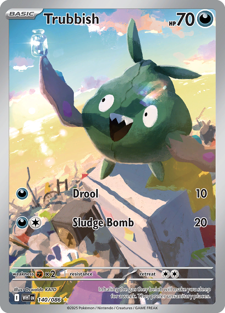 Trubbish - 140/086 - Illustration | SV - White Flare