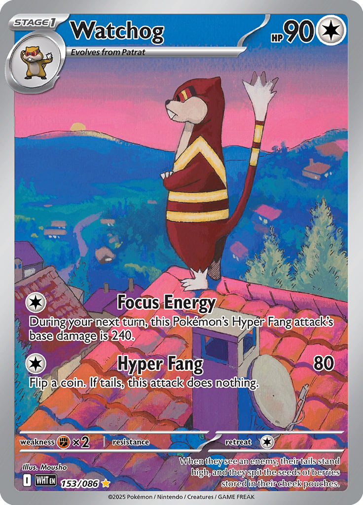 Watchog - 153/086 - Illustration Rare | SV - White Flare