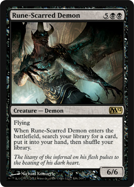 Rune-Scarred Demon | Magic 2012