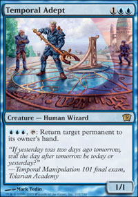 Temporal Adept - Foil | 9th Edition