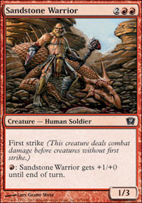 Sandstone Warrior - Foil | 9th Edition