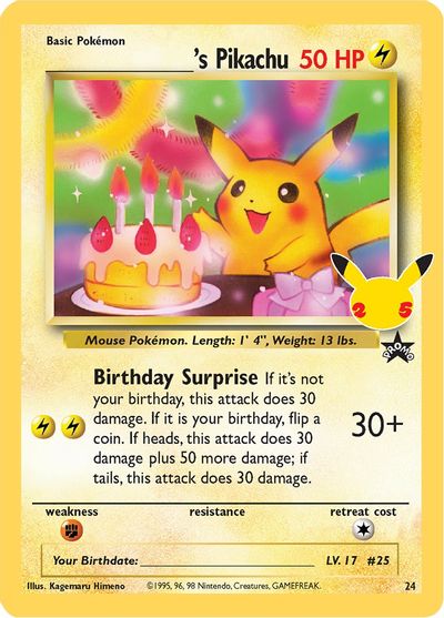 ______'s Pikachu - 24/53 | Celebrations: Classic Collection