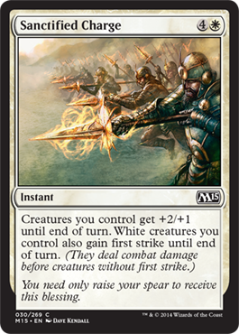 Sanctified Charge - Foil | Magic 2015